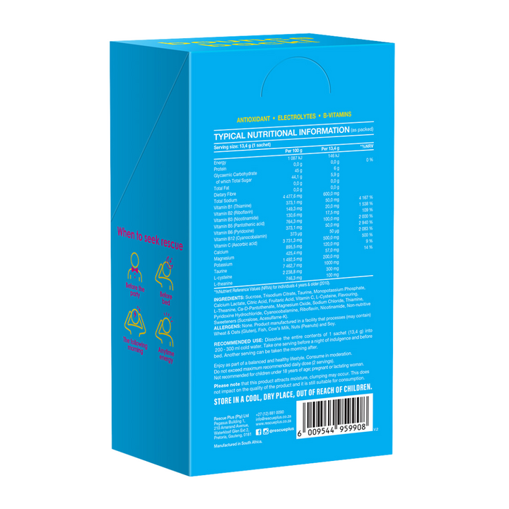 Babalas Rescue+ Hangover Recovery - 24 Sachets - Pharma2U
