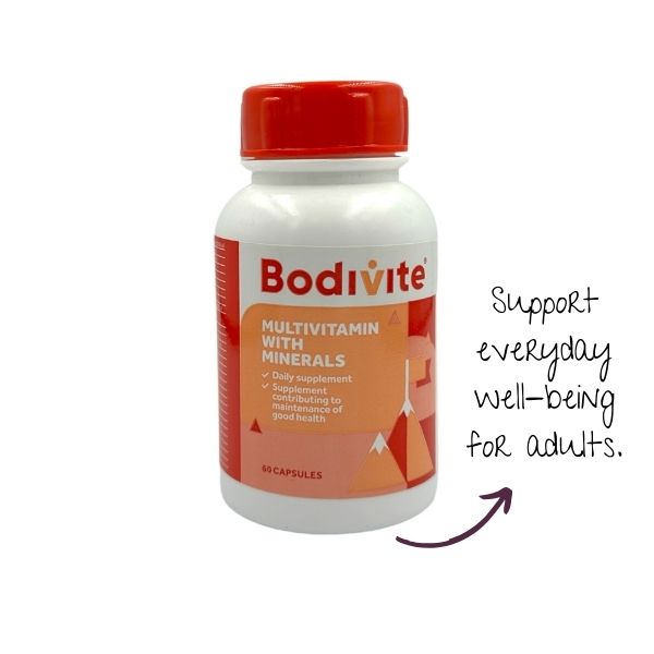 Bodivite Multivitamin Plus Minerals - 60 Capsules