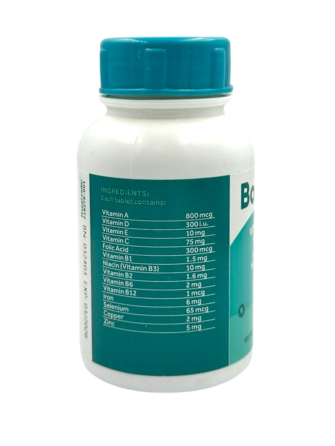 Bodivite Vit-Ez with Selenium - 100 Tablets