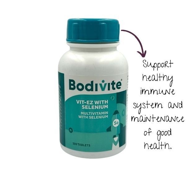 Bodivite Vit-Ez with Selenium - 100 Tablets