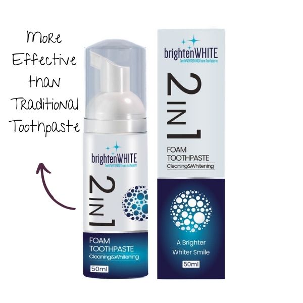 Brightenwhite 2-in-1 Foam Toothpaste - 50ml