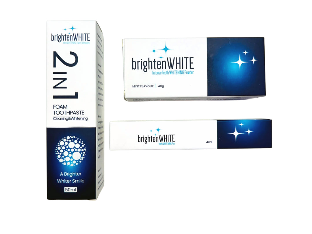 BrightenWHITE Combo - Toothpaste + Powder + Pen