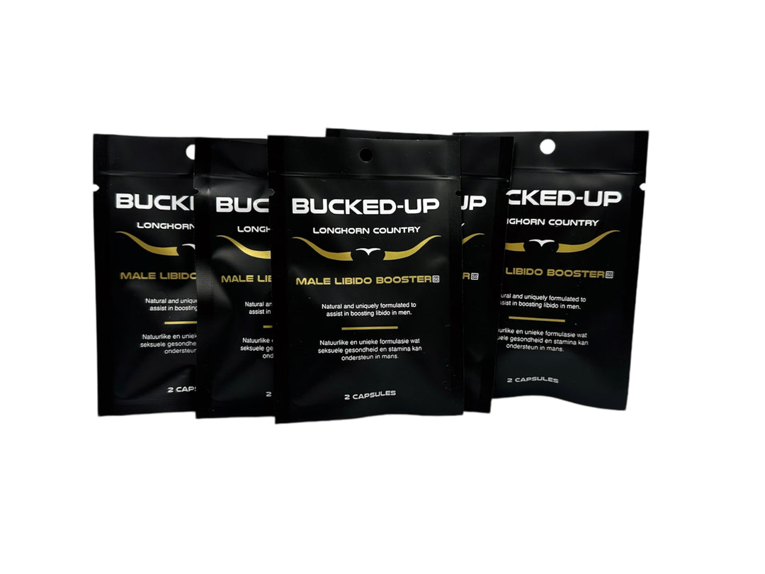 Bucked-Up Male Libido Booster 5 Pack - 10 Capsules