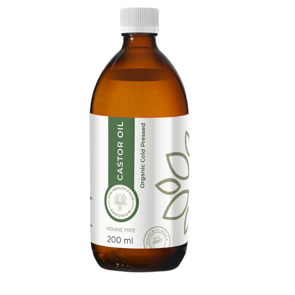 Cold Pressed Castor Oil (Hexane Free) - 200ml