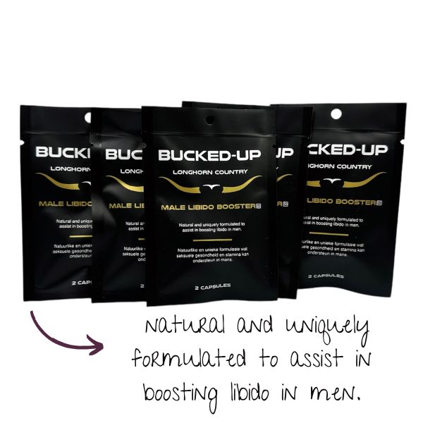 Bucked-Up Male Libido Booster 5 Pack - 10 Capsules