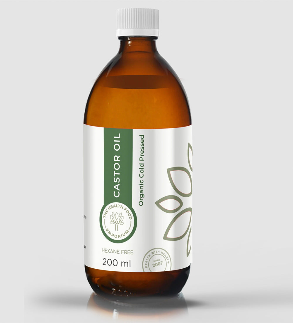 Cold Pressed Castor Oil (Hexane Free) - 200ml