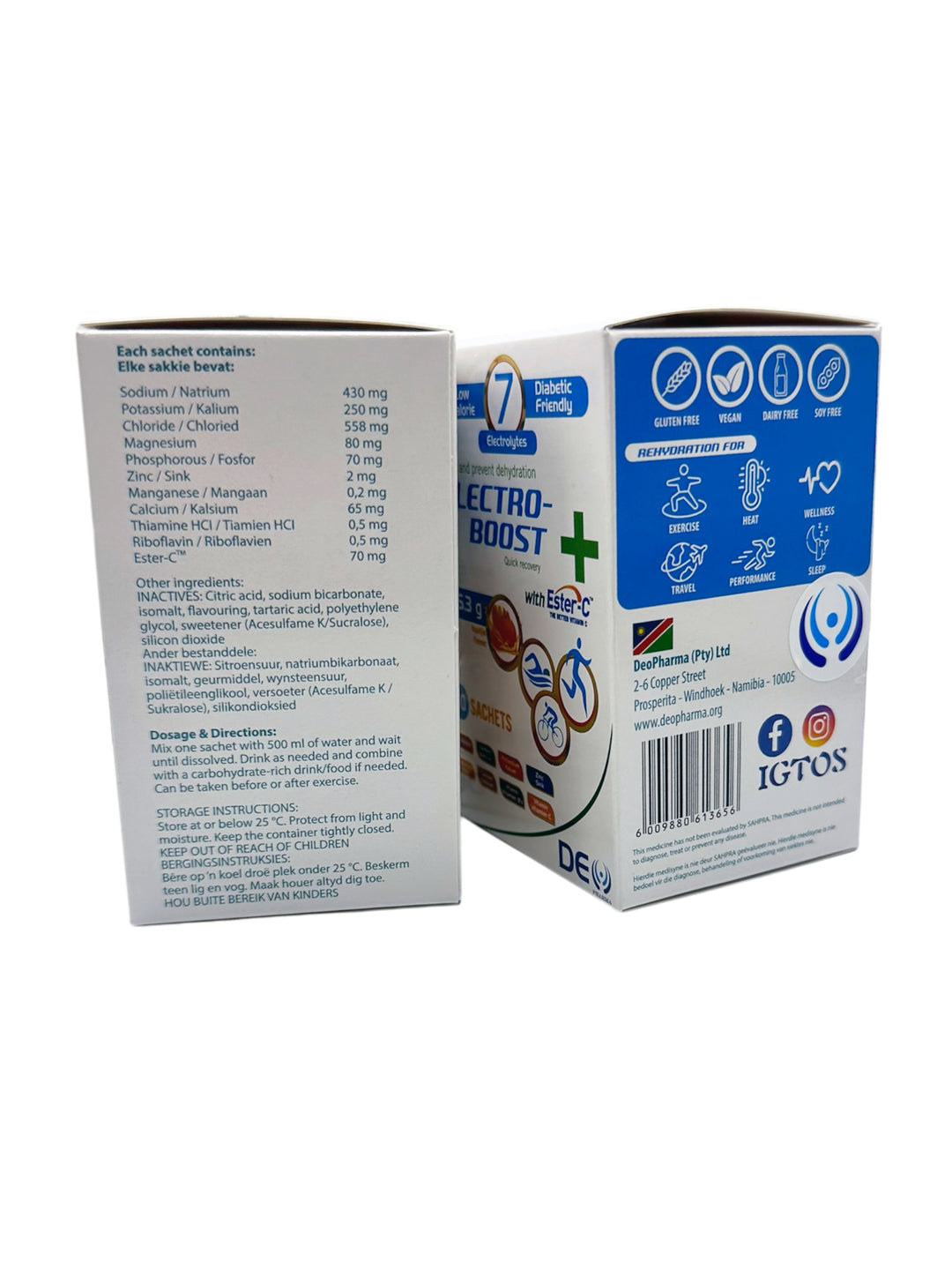 Electro-Boost + with Ester-C Naartjie (2 Pack) - 20 Sachets