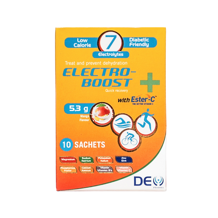 Electro-Boost with Ester-C Mango - 10 Sachets - Pharma2U