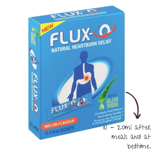 Flux-O Natural Antacid Suspension Sachets - 12's