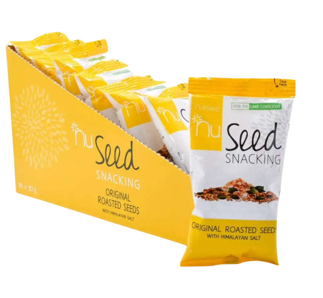 NuSeed Original Roasted Seeds Dispenser Pack - 10 x 30g