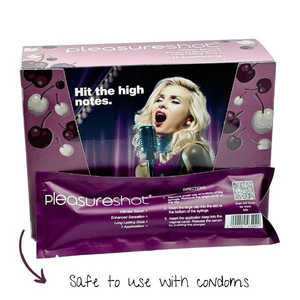 Pleasureshot Box 10 Applications x 2 Combo