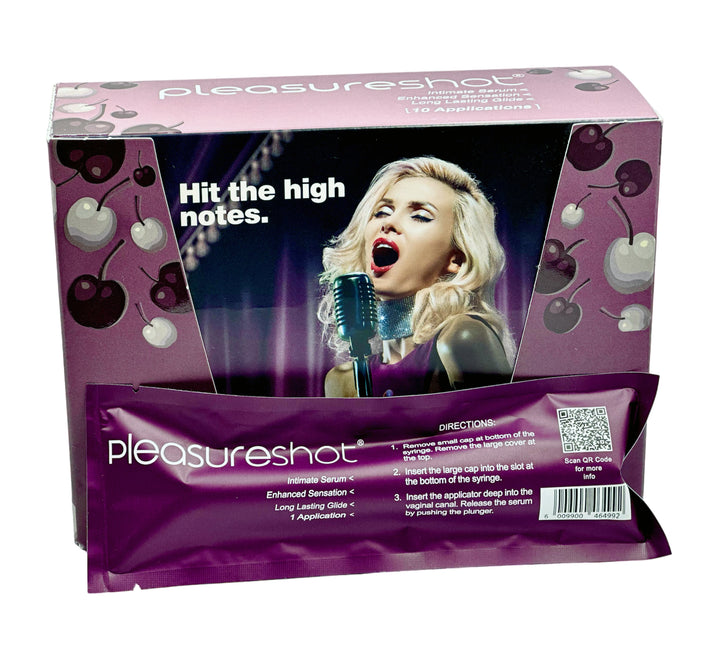 Pleasureshot Box 10 Applications x 2 Combo