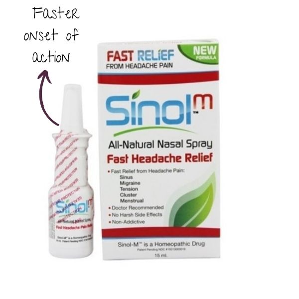 Sinol M Nasal Spray - Headache Relief 15ml