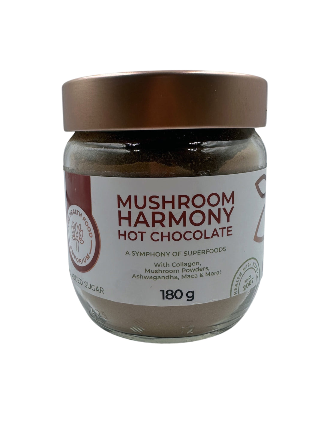 The Health Food Emporium Mushroom Harmony Hot Chocolate - 180g