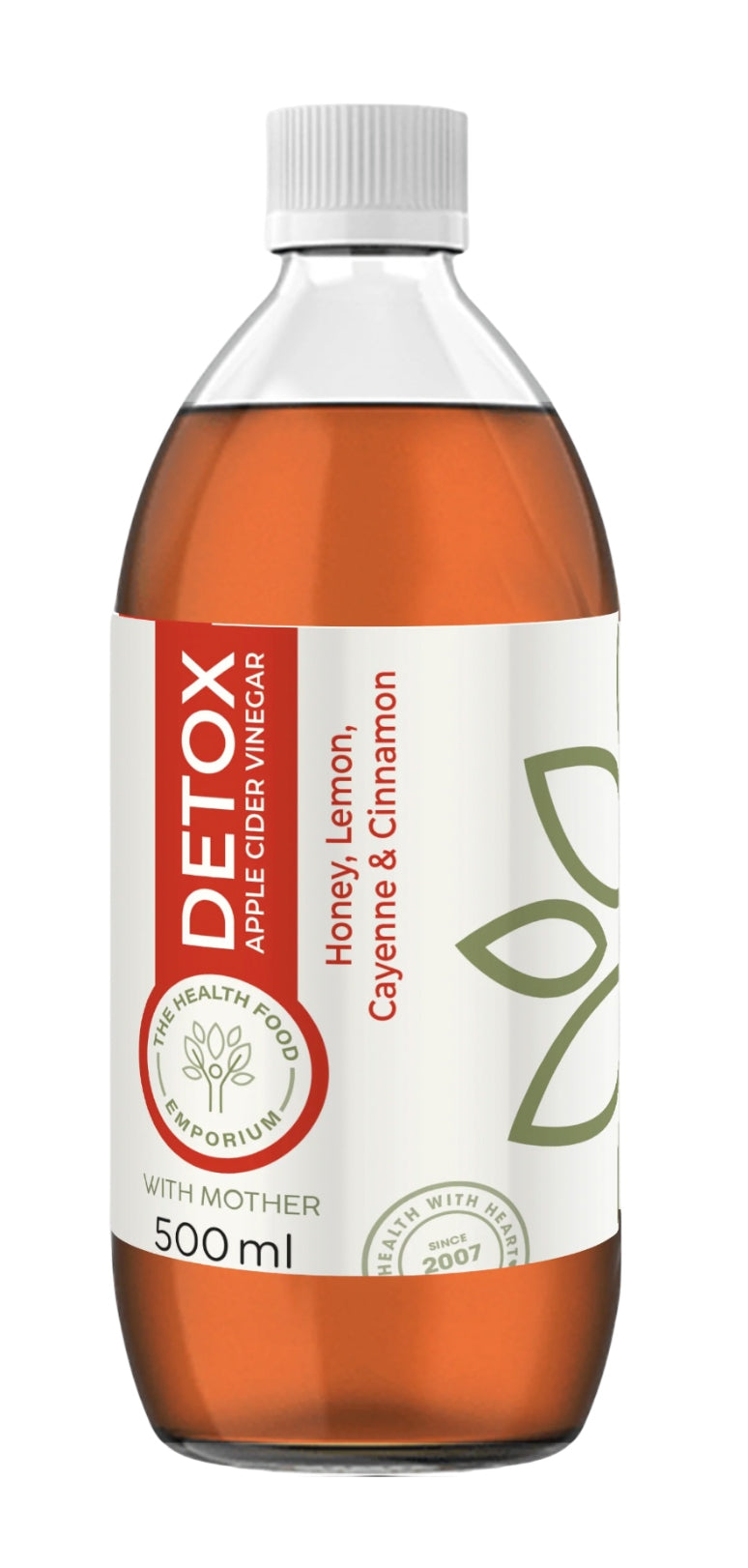 The Health Food Emporium Detox Tonic Cayenne and Cinnamon - 500ml