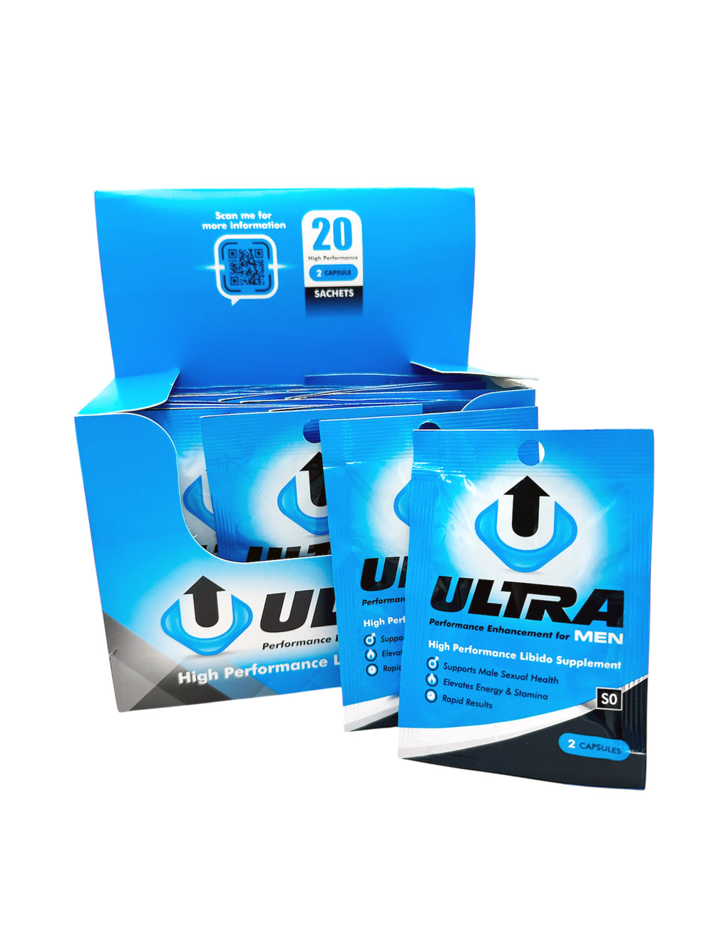 Ultra Performance Enhancement for Men 2 Capsules - 20 Sachets - Pharma2U