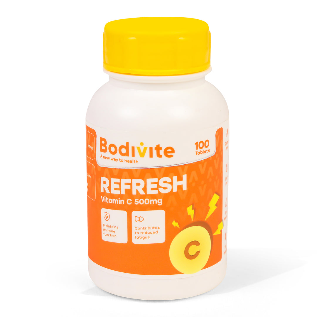 Bodivite Refresh Vitamin C 500mg - 100 Tablets