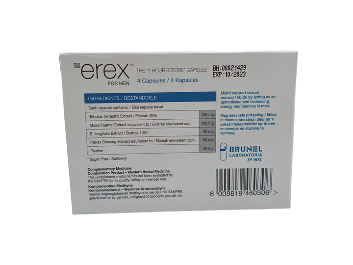 Erex for Men 1 Hour Before - 4 Capsules