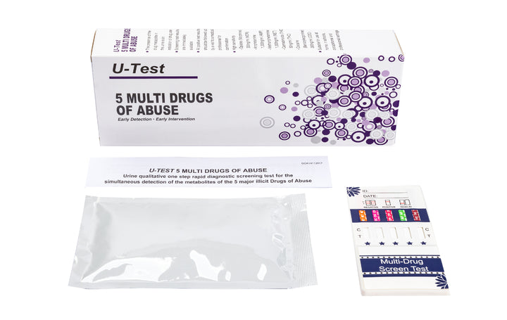 U-Test 5 Multi Drug Of Abuse - Single Test