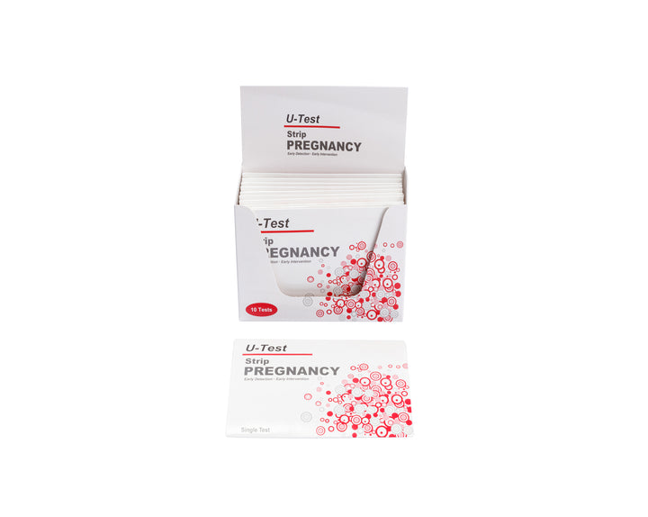 U-Test Pregnancy Strips - 10 Tests